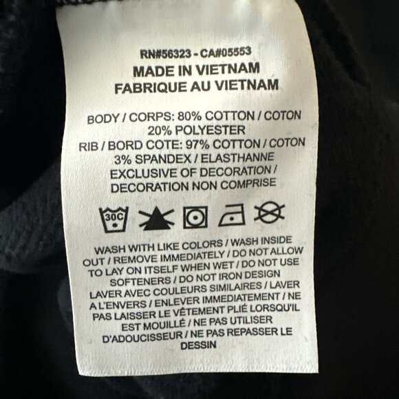 Nike Womens Future Femme Crew Fleece Black Sweatshirt Medium Embroidered Logo - Picture 7 of 7